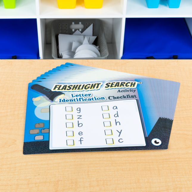 Really Good Stuff® Flashlight Search Activity  Letter Identification - 1 game