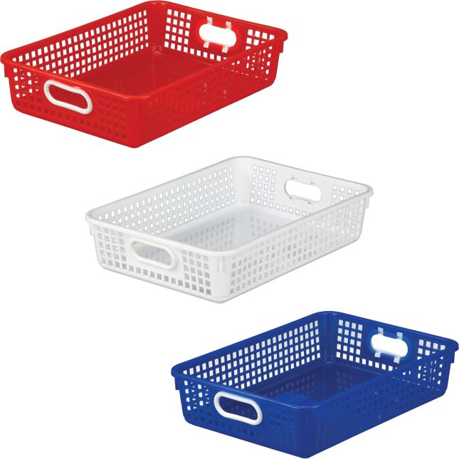 Classroom Paper Baskets – Patriotic – Set Of 6