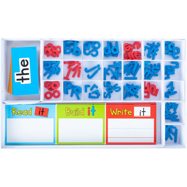 Really Good Stuff® Read, Build, And Write Sight Word Activity Center