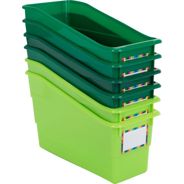 Durable Book And Binder Holders – Go Green – Set Of 6