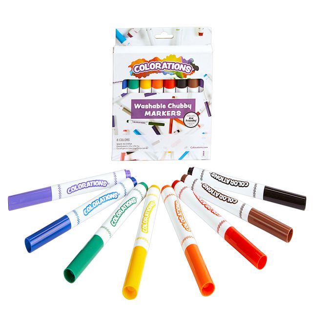 Colorations® Washable Triangular Markers Classroom Value Pack - Set of 100