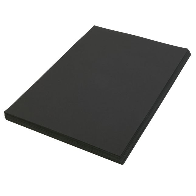 Colorations® Black 12 x 18 Heavyweight Construction Paper- 50 Sheets Black  Color