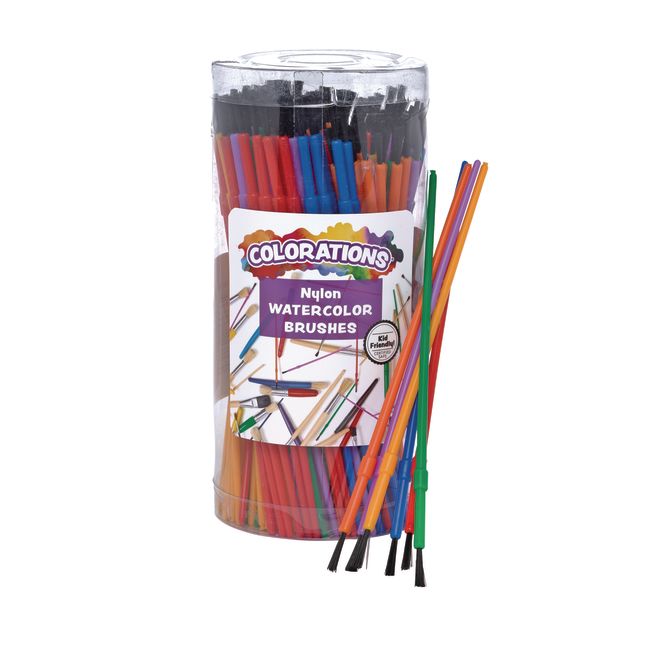 Colorations® Watercolor Paintbrush Classroom Pack – 144 Pieces_0