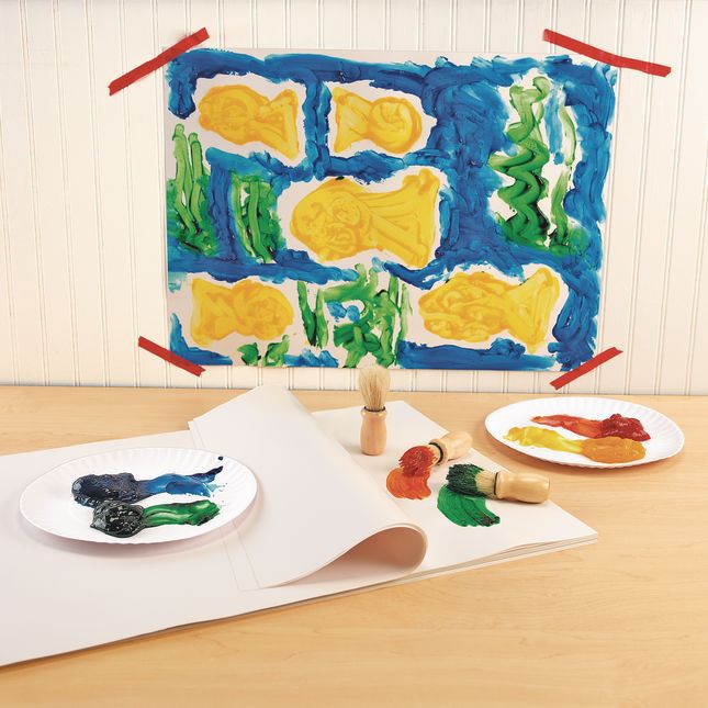 Colorations® Paraben-Free Washable Fingerpaint, 4 Colors, 16 fl oz each