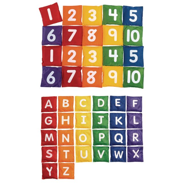 Excellerations® Numbers and Letters Bean Bag - Set