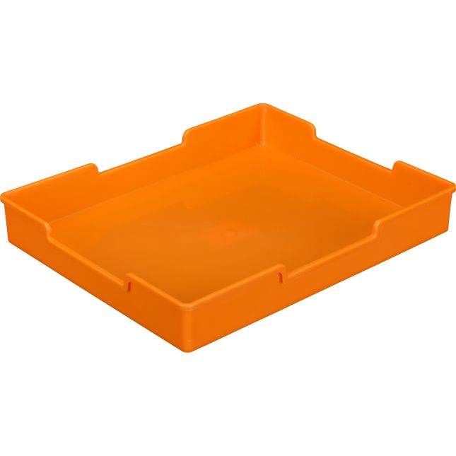 Really Good Stuff® Orange 27-Slot Mail And Supplies Center With 27 Trays, 6 Cubbies, And Baskets  Single Color - 1 mail center, 27 trays, 6 baskets