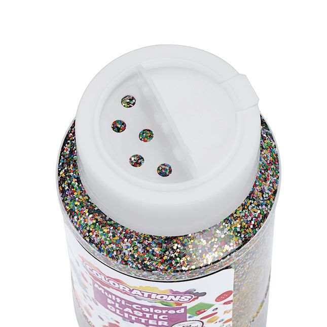 Colorations® Extra-Safe Plastic Glitter, 1 lb. - Value Pack Set of All 12