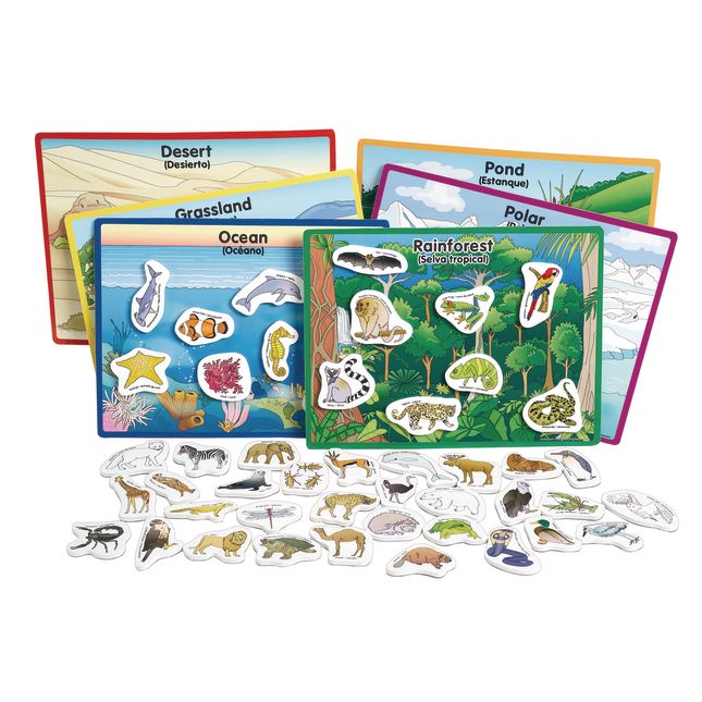 Excellerations® Animals in Their Habitats - 6 Boards,