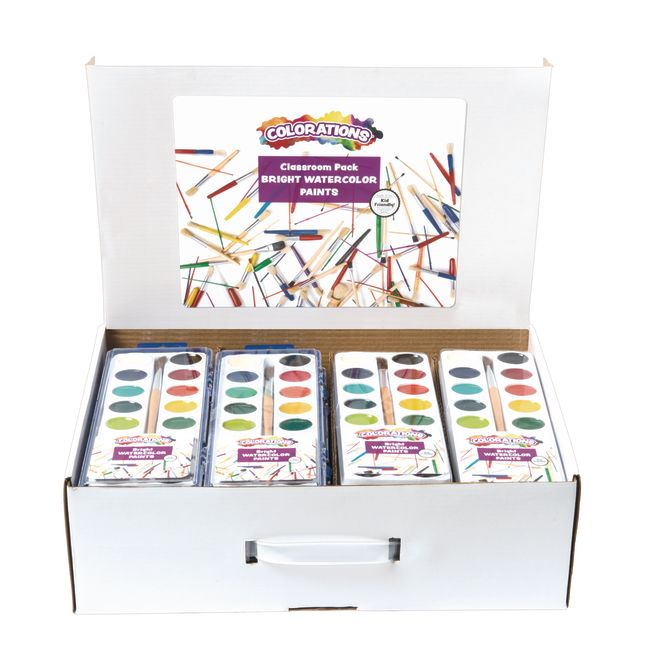 Colorations® 16 Color Watercolor Classroom Pack - Set of 40