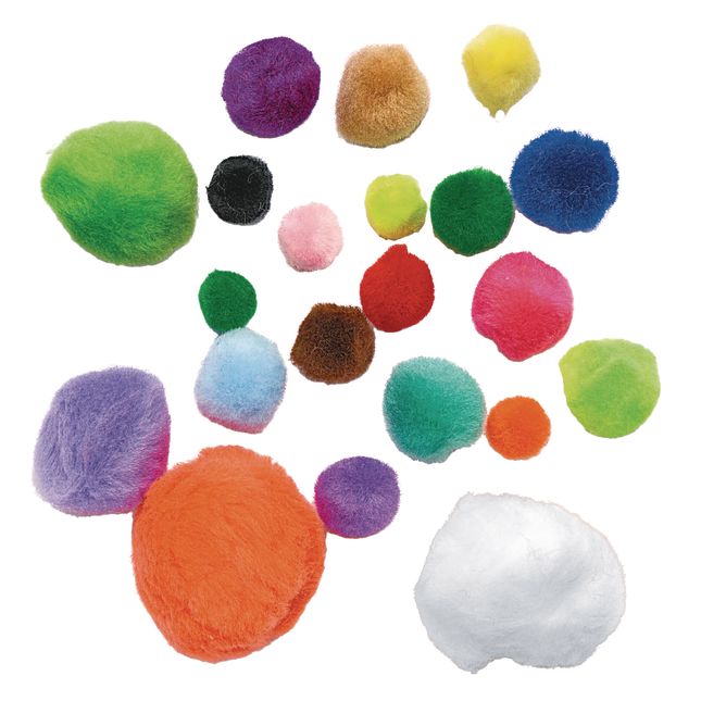 Colorations® Big Bag of Pom-Poms - 1 lb. Value Pack_3