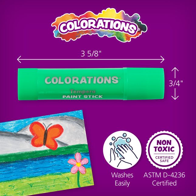 Colorations® Tempera Sticks - Set of 42