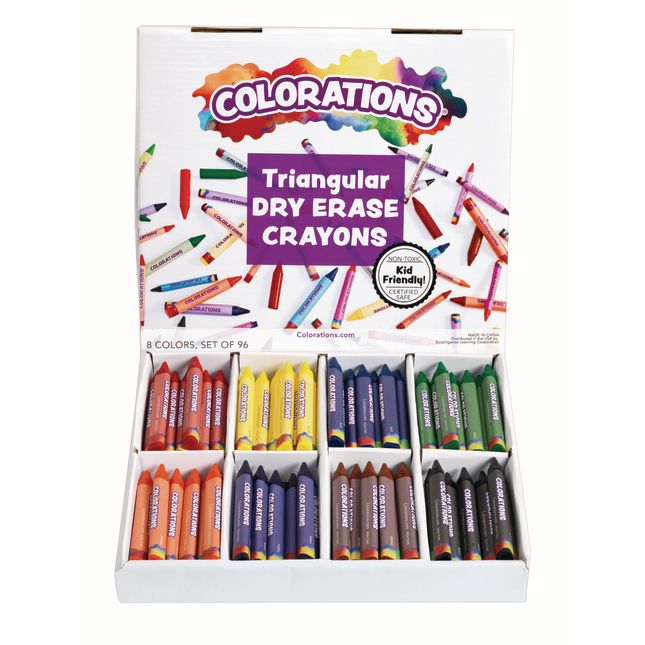 Crayola Triangular Anti-roll Crayons