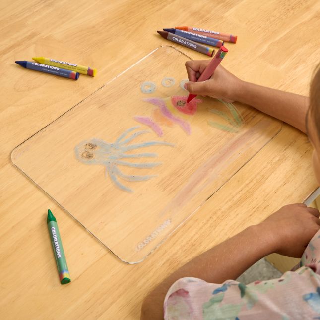 Colorations® Non-Roll Dry-Erase Crayon Classroom Value Pack - Set of 96