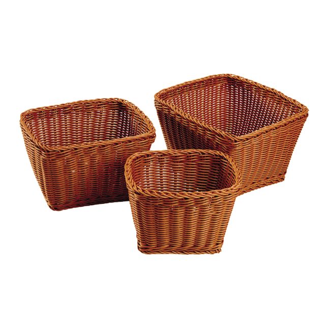 Environments® Wicker-Look Baskets Rectangle - Set of 3