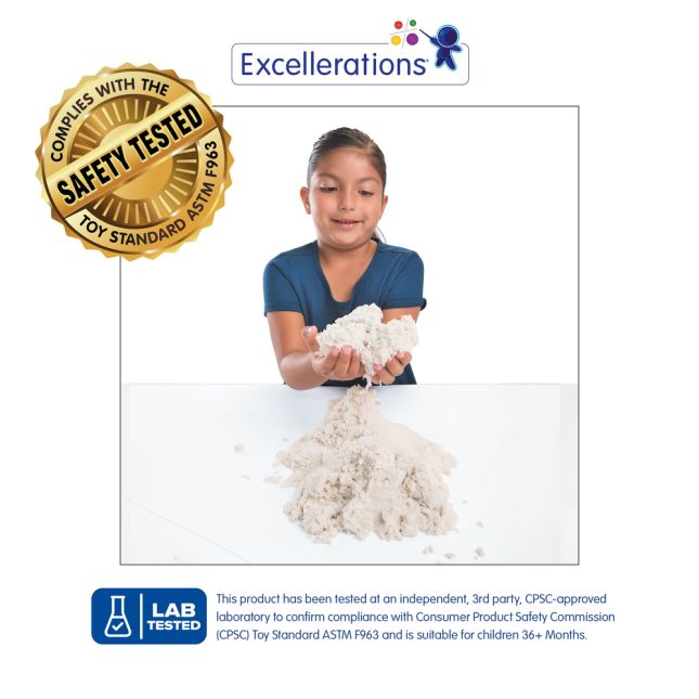 Excellerations® Spectacular Sensory Sand™ - White 10 lbs.