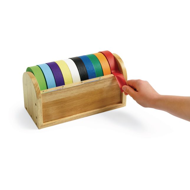 Colorations® Tape Dispenser with 10 Rolls of 1 Colored Masking Tape