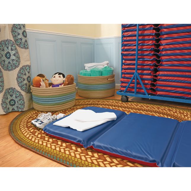 2" Germ-Free Two-Tone Blue Rest Mat