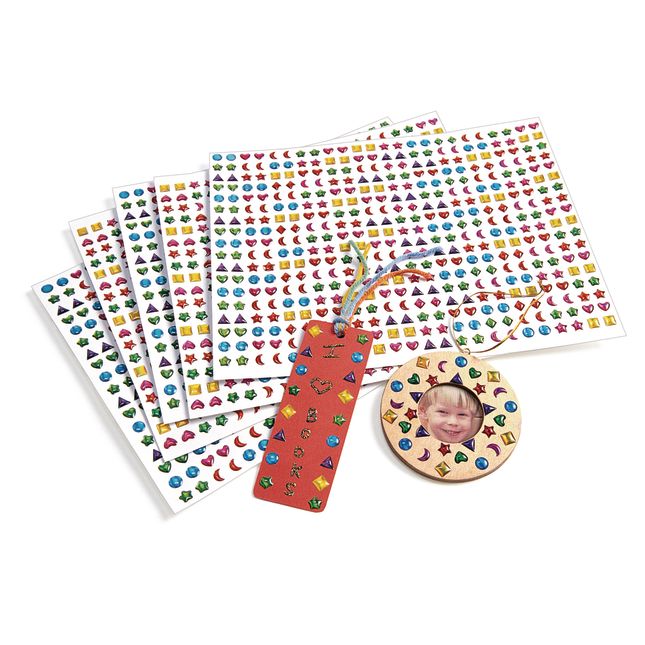 Colorations® 3-D Gem Stickers - 2,150 Pieces