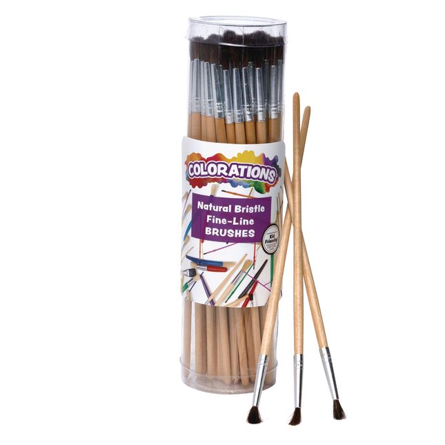 Colorations® Fine Line All-Purpose Easel Brush - Set