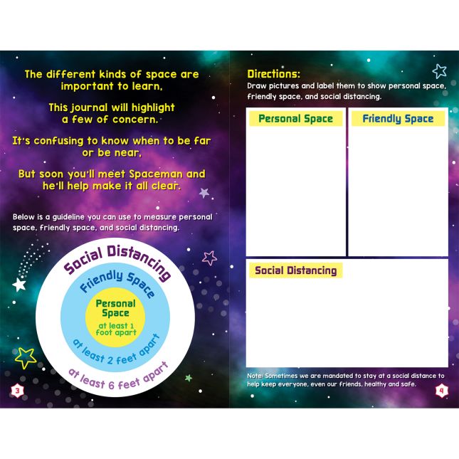 Spaceman Teaches Distancing Learning Journals - Grades 2 - 5