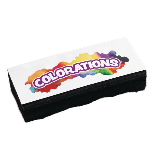 Colorations Dual Use  Dry Erase  Chalkboard Eraser  Set of 10