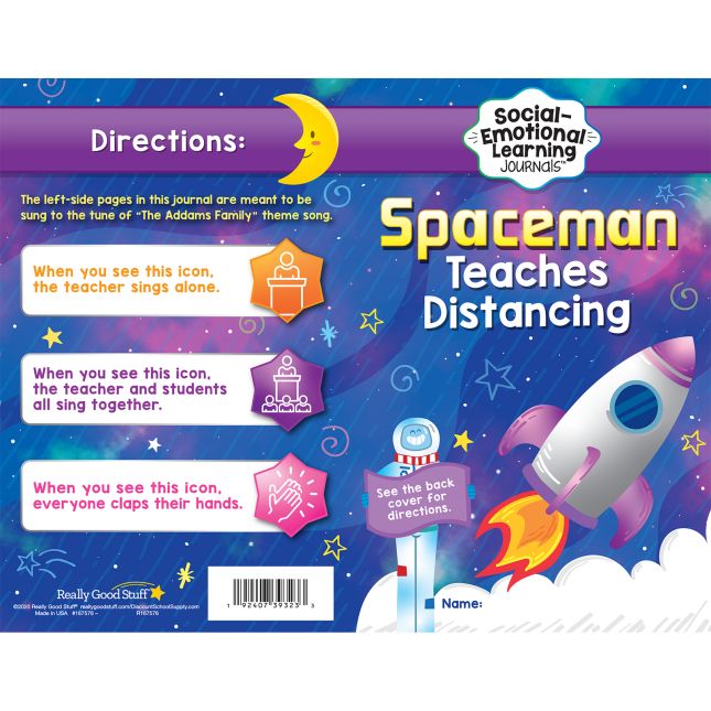 Spaceman Teaches Distancing Kit - Grades Pre-K - 1