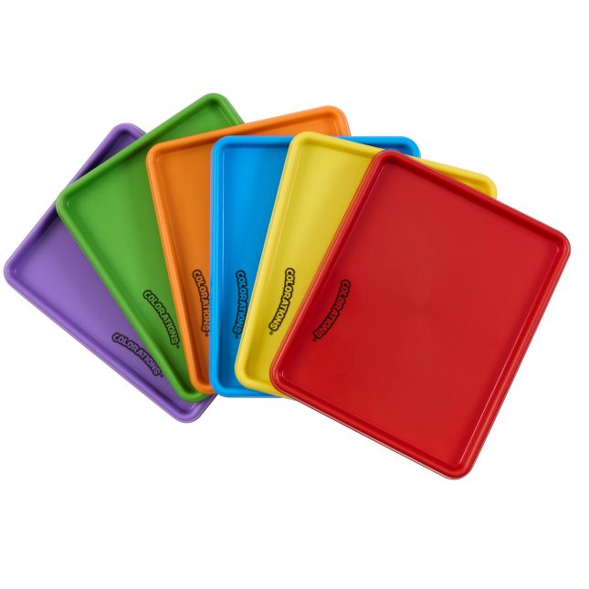 Colorations® Mini Art Trays - Set of 12