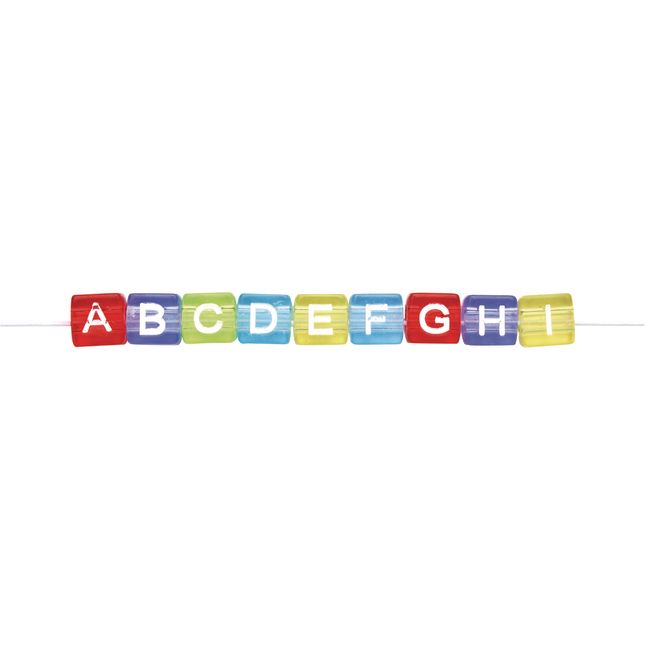 Colorations® Colored ABC Beads - 300 Pieces