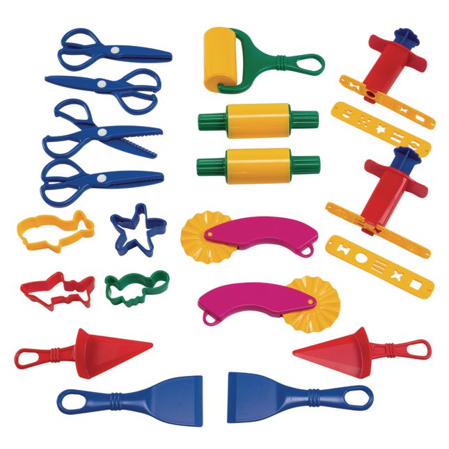 Colorations® Dough Tools Starter Set - 21 Pieces_0