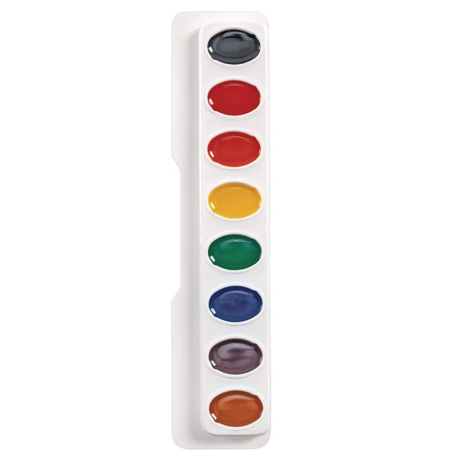 Colorations Regular Best Value Washable Watercolor Paints - Set Of 6  Refills, 8 Colors Ea