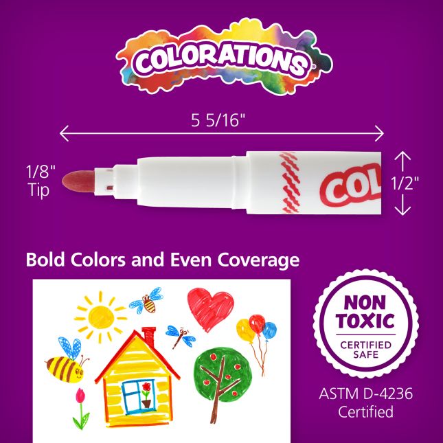 Colorations® Washable Classic Markers - Set of 16_1