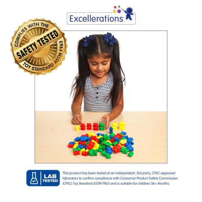 Excellerations® Weighted Counting Bears - 96 Pieces_1