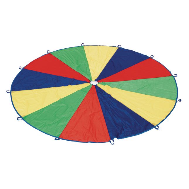 Excellerations® Brawny Tough Rainbow Parachute - 12'Dia.