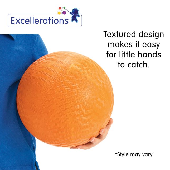 Excellerations® Premium Rubber Playground Balls - Set of 6