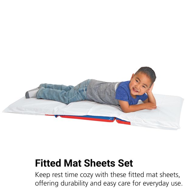 Best Value Fitted Mat Sheets - Set of 6