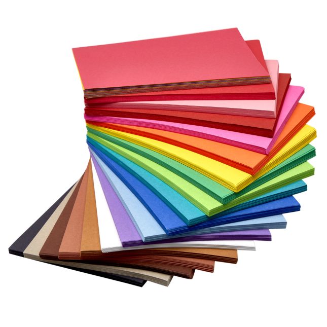 Colorations Heavyweight Construction Paper Pack - Holiday Red, 50 Sheets, 9 x 12