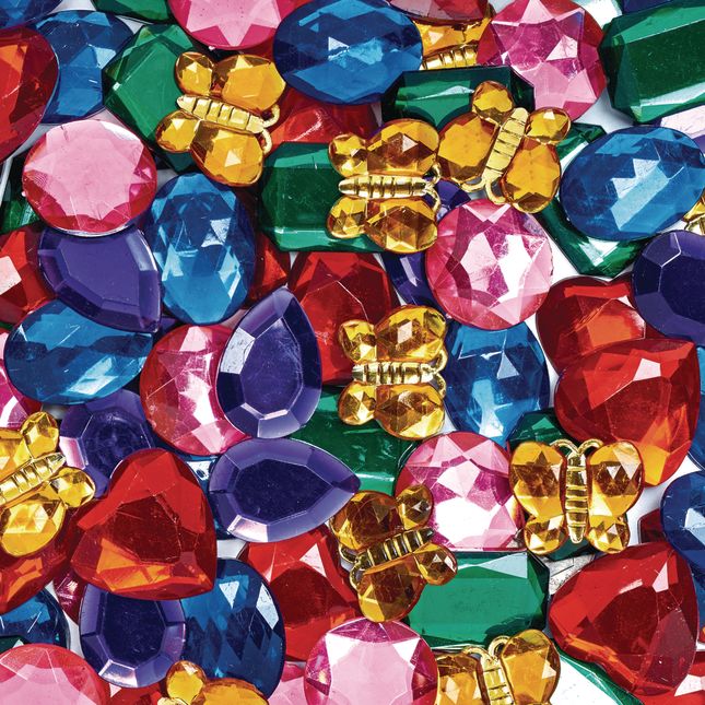 Colorations® Giant Glittering Rhinestones - 1 lb.