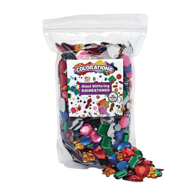 Colorations® Giant Glittering Rhinestones - 1 lb.