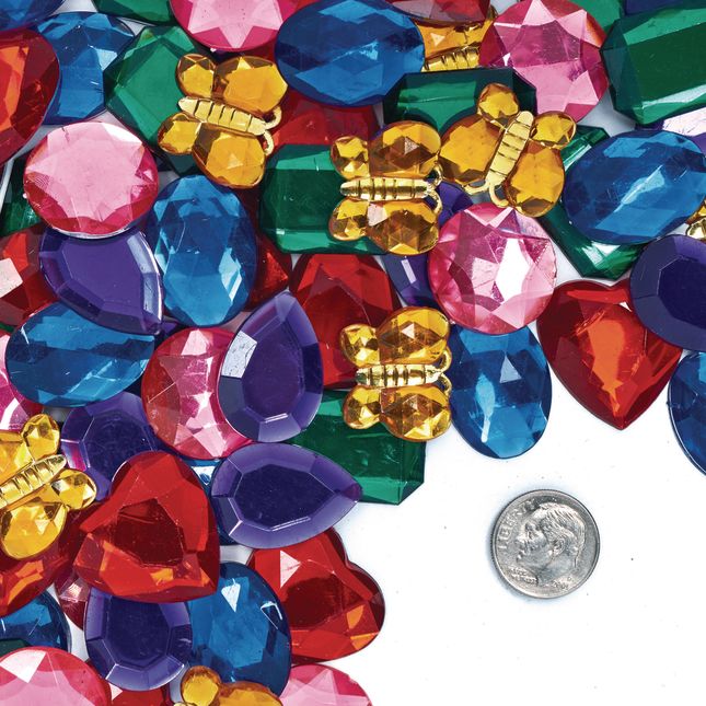 Colorations® Giant Glittering Rhinestones - 1 lb.