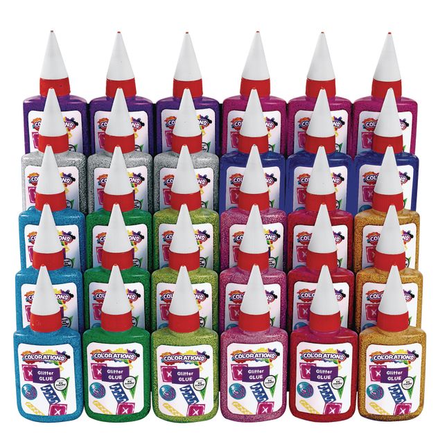 Colorations® Glitter Glue Classroom Pack - Set of