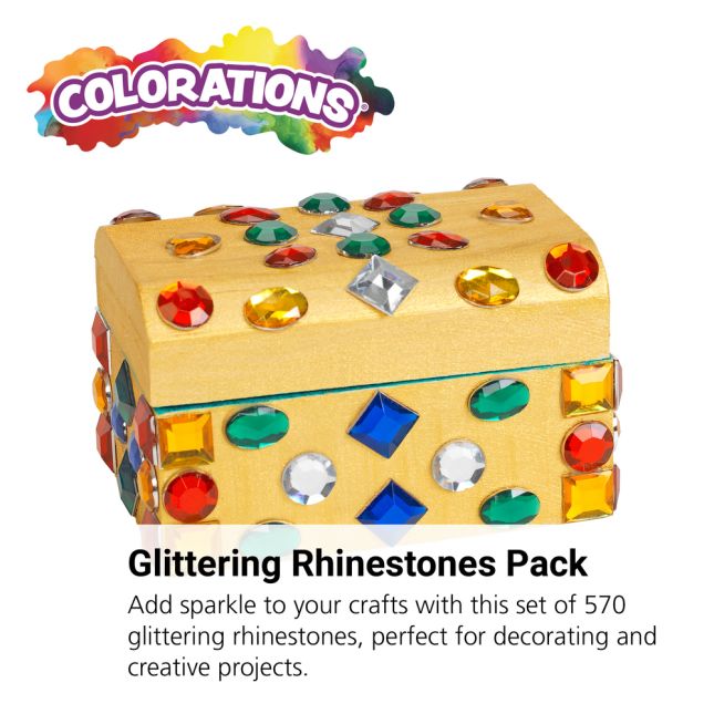 Colorations® Glittering Rhinestones - 570 Pieces_1