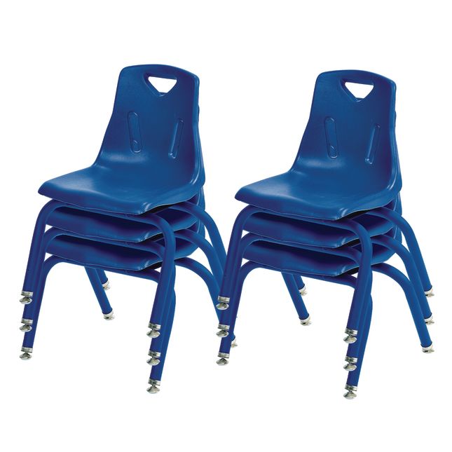 10" Berries Stacking Chairs with Matching Legs - Set of 6