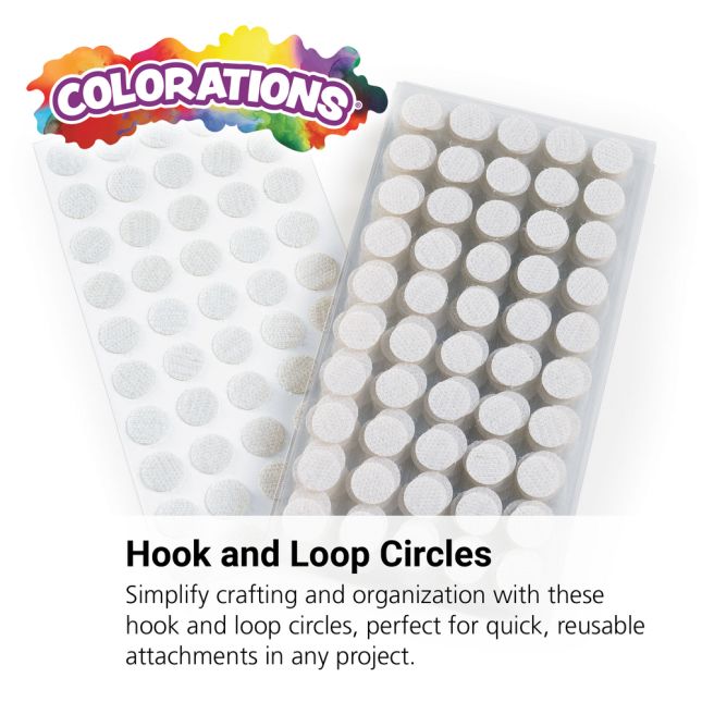 Colorations® Hook and Loop Circles Super Pack