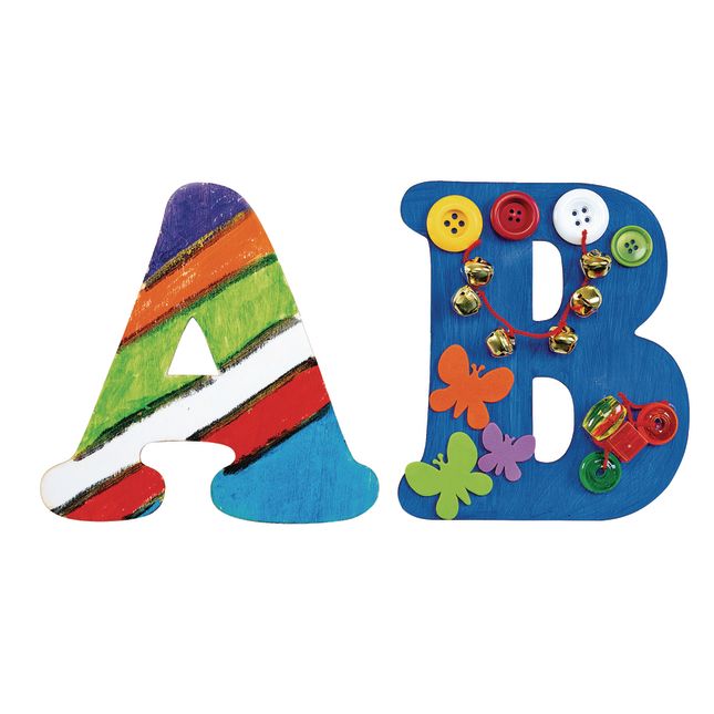 Colorations® Jumbo 8" Wood Letters - Set of 26_2