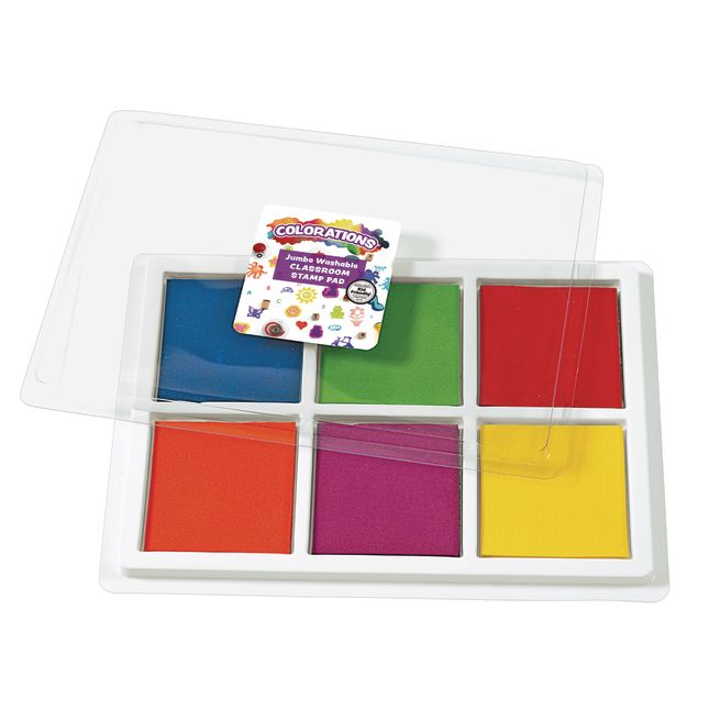 Colorations® Jumbo Washable Classroom Stamp Pad