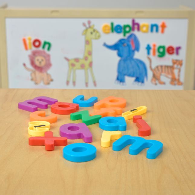 Excellerations® Lowercase Magnetic Letters Set - 40 Pieces