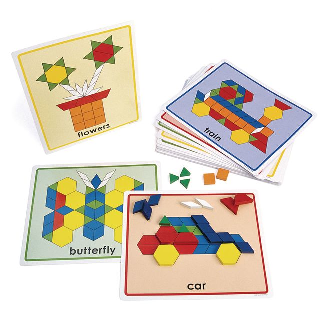 Excellerations® Pattern Block Picture Cards - Set of 20_0