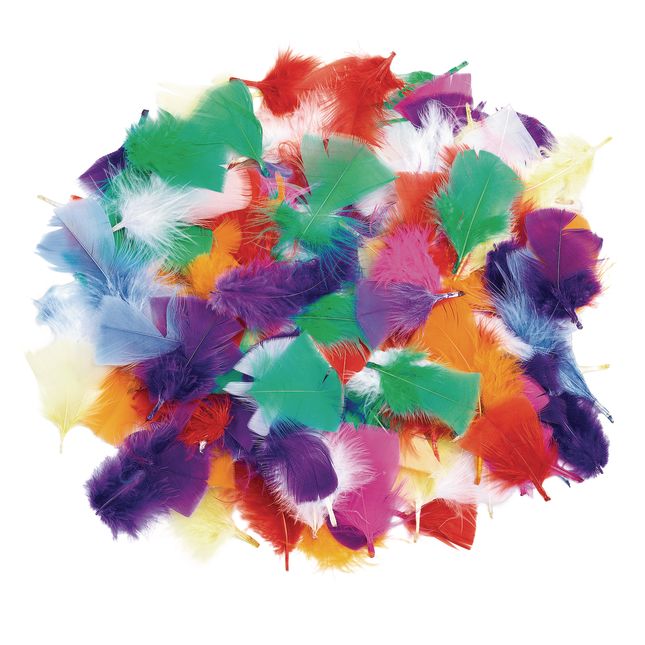 Colorations® Rainbow Feathers - 3 oz.