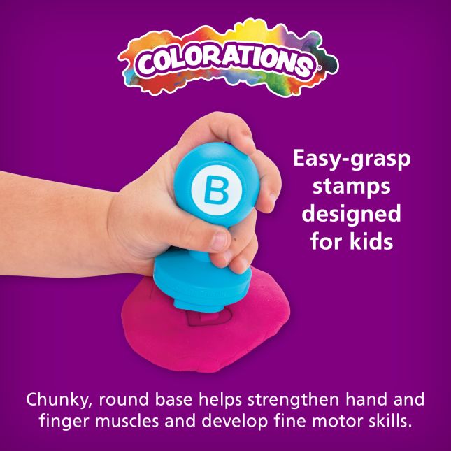 Colorations® Alphabet Dough Stampers Set of 26_2