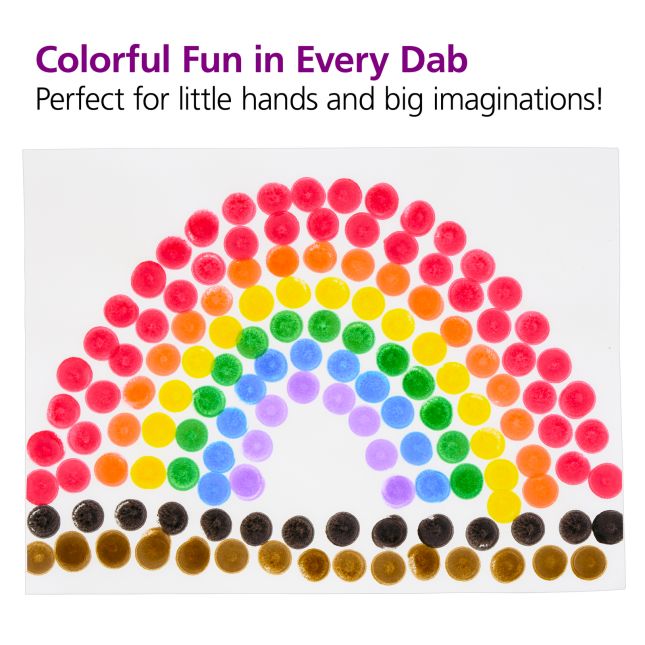 Colorations® Washable Primary Dabber Dots - Set of 8_3